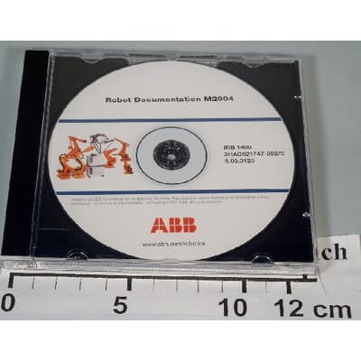 ABB配件CD Documentation IRB 1400, M2004 原廠型號3HAC021747-002 ABB配件官方質保 - ABB機器人配件大全