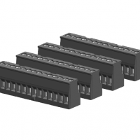 SIMATIC S7-1200，備件， 鍍鋅輸入/輸出接線盒， 右側有編碼， CPU 1211C/1212C 輸入側， （4 件每件含 14 螺釘）