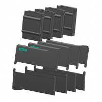 SIMATIC S7-1200，備件 正面翻蓋 CPU 1211/1212 （CPU 1211/1212 頂部正面翻蓋 /前面翻蓋下/信號 機載蓋板