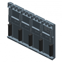 西門子PLC|SIMATIC S7-1500 / ET 200MP 有源背板總線 4 個插槽用于插接 S7-1500 外設(shè)模塊 用于熱插拔