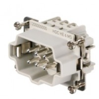 魏德米勒 固定回路插芯 HE 系列 - 16A、500V、6 - 48 針 訂貨號(hào) 1200000000 / 重載HDC HE 6 MS
