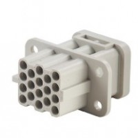 魏德米勒 固定回路插芯 HQ 系列 - 10A-40A、250V-690V、5-17 針 訂貨號 1003200000 / 重載HDC HQ 17 FC