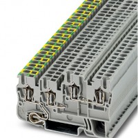 菲尼克斯接線端子  STIO 2,5/3-PE/B/L - 建筑安裝用接地端子  物料號(hào)：3209044