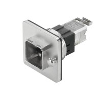 魏德米勒 接插件 RockStar?ModuPlug  工業以太網  訂貨號   1058270000 /  V14帶RJ45轉接座法蘭，中間鎖緊
