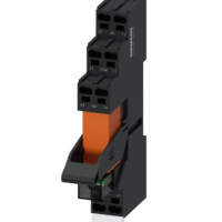 西門子變頻器 繼電器 SIMATIC 插入式繼電器全套設備 24V DC，1 個轉換觸點，LED 模塊 / LZS:RT3D4L24