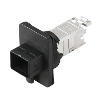 魏德米勒 接插件 RockStar?ModuPlug  工業(yè)以太網(wǎng)  訂貨號(hào)  1963730000 / IE-BS-V04P-RJ45-FJ-B