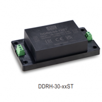 meanwell明緯  30W高可靠150~1500Vdc超寬輸入DC-DC轉換器    DDRH-30系列