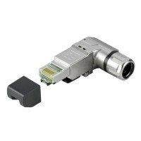 魏德米勒 接插件 RockStar?ModuPlug  工業以太網  訂貨號  1518100000  / 以太網插頭，90度彎式，免工具