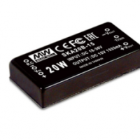 meanwell明緯  20W DC-DC穩(wěn)壓?jiǎn)谓M輸出轉(zhuǎn)換器     SKA20B-12