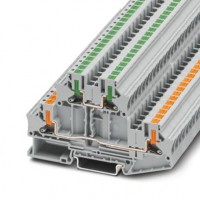 菲尼克斯接線端子  PTTBV 4/U-OG/O-GN - 雙層接線端子   物料號：1088749