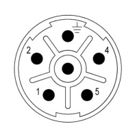 魏德米勒 接插件 RockStar?ModuPlug  圓形接插件  訂貨號    1170350000 /  SAI-M23-SE-L-6
